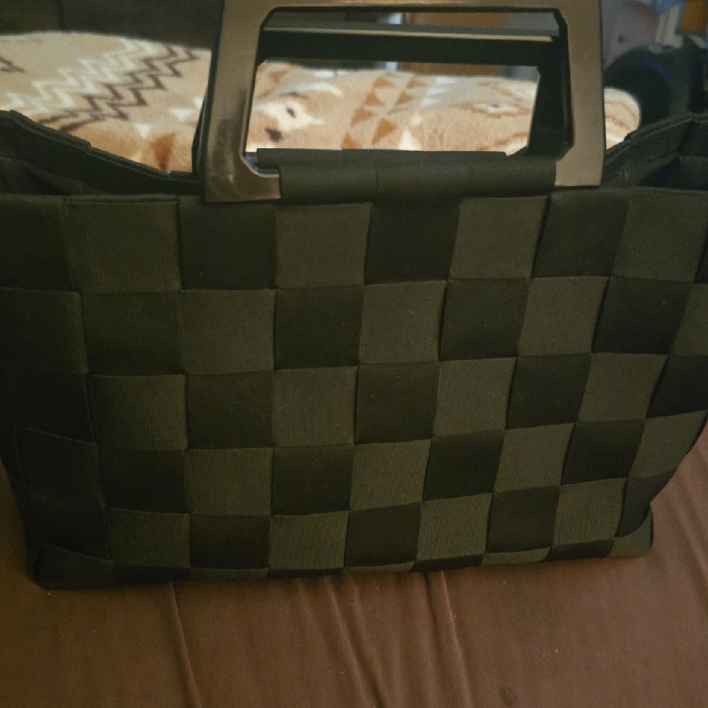 Salvatore Ferragamo Black Leather Bag